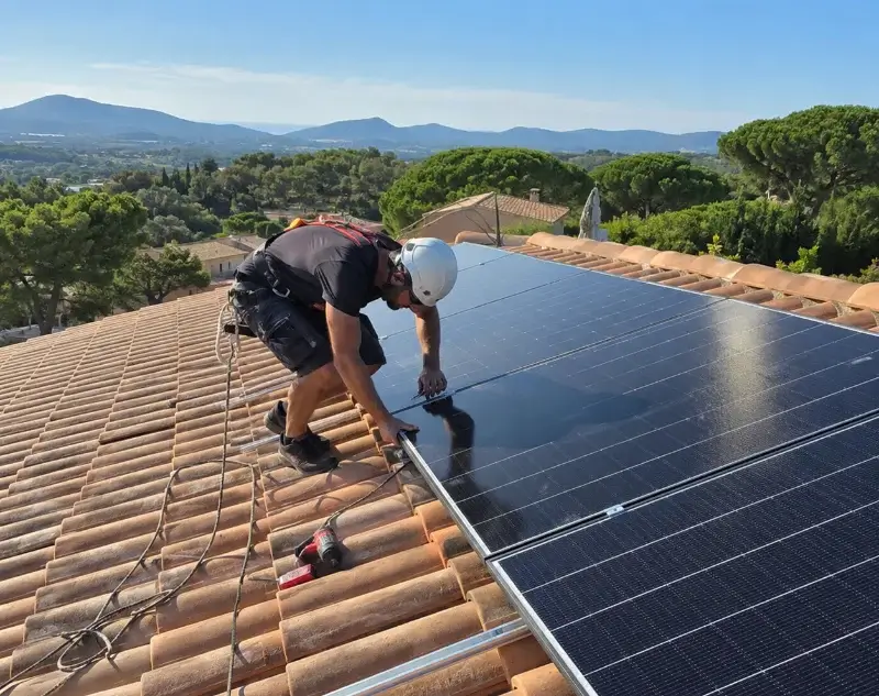Installateur panneaux solaires Jardin — pose photovoltaïque sur toiture
