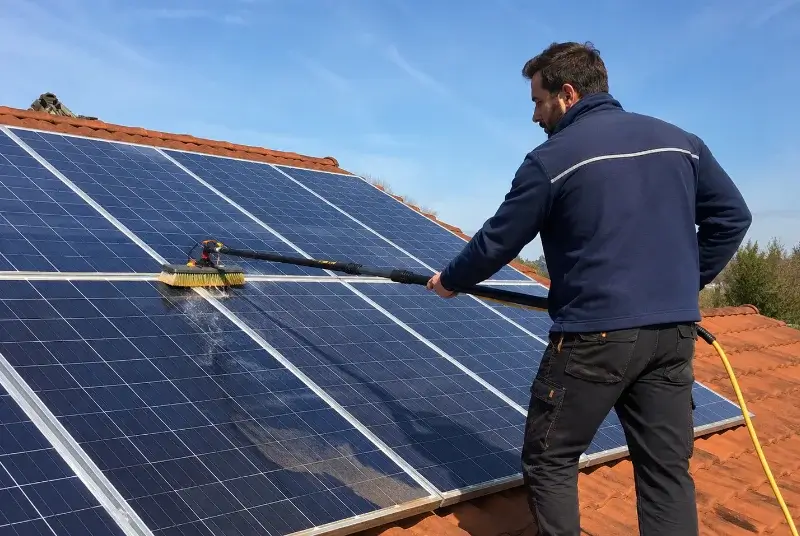 Nettoyage et entretien de panneaux solaires à Jardin