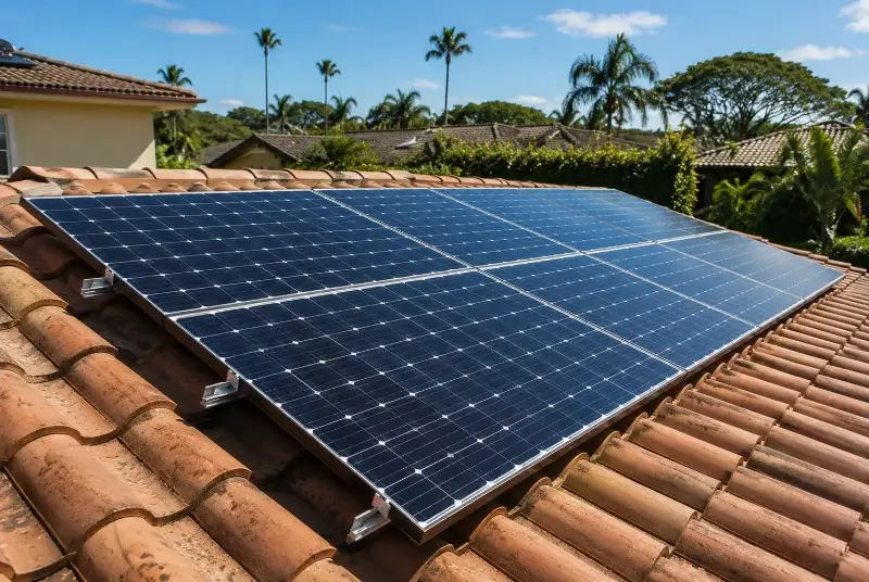 Installation de panneaux solaires à Jardin